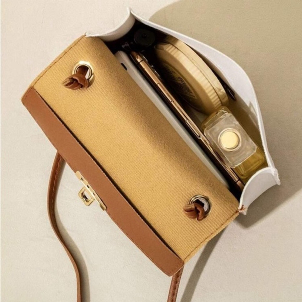 ⚠️Clearance Mini Two Tone Flap Square Bag - Picture 4 of 5